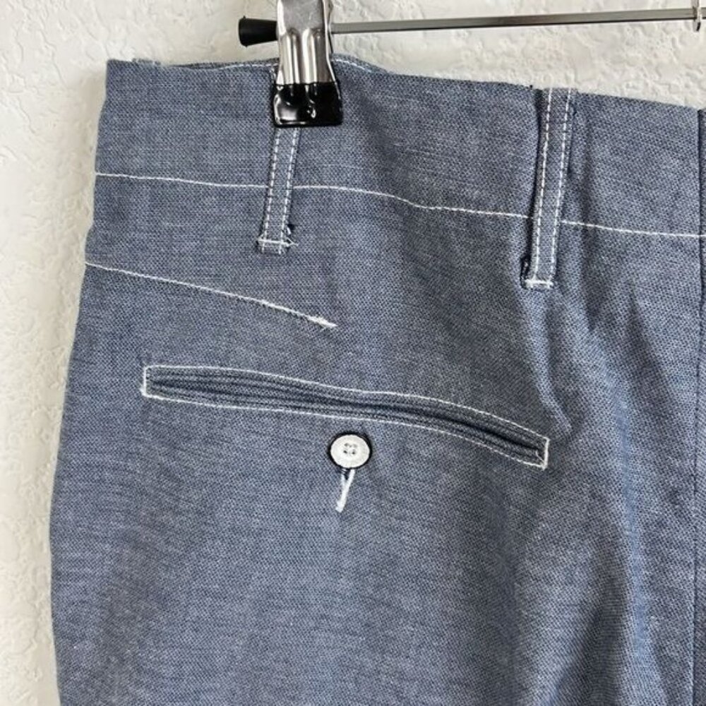 Rag & Bone Chambray Flat Front Twill Shorts - image 5
